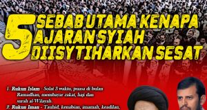 5 SEBAB UTAMA KENAPA AJARAN SYIAH DIISYTIHARKAN SESAT