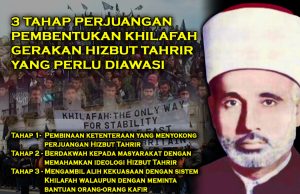 3 TAHAP PERJUANGAN PEMBENTUKAN KHILAFAH GERAKAN HIZBUT TAHRIR YANG PERLU DIAWASI