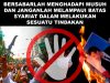 BERSABARLAH MENGHADAPI MUSUH DAN JANGAN MELAMPAUI BATAS SYARIAT DALAM MELAKUKAN SESUATU TINDAKAN