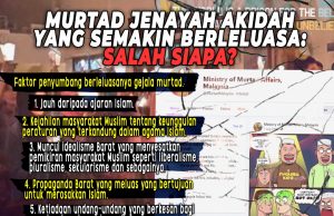 MURTAD JENAYAH AKIDAH YANG SEMAKIN BERLELUASA: SALAH SIAPA?