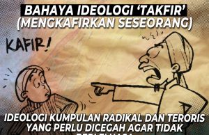 BAHAYA IDEOLOGI ‘TAKFIR’ (MENGKAFIRKAN SESEORANG) IDEOLOGI KUMPULAN RADIKAL DAN TERORIS YANG PERLU DICEGAH AGAR TIDAK BERLELUASA