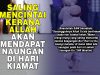 SALING MENCINTAI KERANA ALLAH AKAN MENDAPAT NAUNGAN DI HARI KIAMAT
