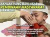 AKHLAK YANG BAIK ASAS PEMBINAAN MASYARAKAT HARMONI