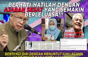 BERHATI-HATILAH DENGAN AJARAN SESAT YANG SEMAKIN BERLELUASA!!! BENTENGI DIRI DENGAN MENUNTUT ILMU AGAMA YANG BENAR DAN MENGAMALKANNYA