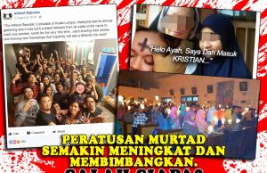 PERATUSAN MURTAD SEMAKIN MENINGKAT DAN MEMBIMBANGKAN. SALAH SIAPA?