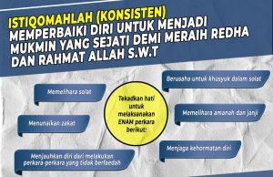 ISTIQOMAHLAH (KONSISTEN) MEMPERBAIKI DIRI UNTUK MENJADI MUKMIN YANG SEJATI DEMI MERAIH REDHA DAN RAHMAT ALLAH SWT