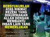 BERSYUKURLAH ATAS NIKMAT REZEKI YANG DIKURNIAKAN ALLAH DENGAN MEMBANTU INSAN LAIN YANG MEMERLUKAN