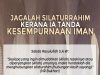 JAGALAH SILATURRAHIM KERANA IA TANDA KESEMPURNAAN IMAN