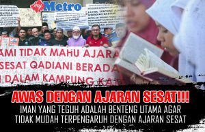 AWAS DENGAN AJARAN SESAT!!! IMAN YANG TEGUH ADALAH BENTENG UTAMA AGAR TIDAK MUDAH TERPENGARUH DENGAN AJARAN SESAT