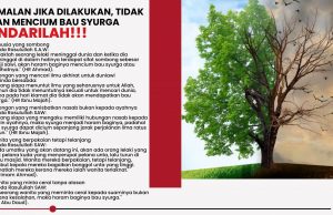 5 AMALAN JIKA DILAKUKAN, TIDAK AKAN MENCIUM BAU SYURGA HINDARILAH!!!