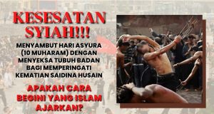 KESESATAN SYIAH!!! MENYAMBUT HARI ASYURA (10 MUHARAM) DENGAN MENYEKSA TUBUH BADAN BAGI MEMPERINGATI KEMATIAN SAIDINA HUSAIN APAKAH CARA BEGINI YANG ISLAM AJARKAN?