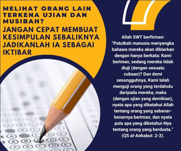 MELIHAT ORANG LAIN TERKENA UJIAN DAN MUSIBAH? JANGAN CEPAT MEMBUAT ...