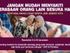 JANGAN MUDAH MENYAKITI PERASAAN ORANG LAIN SESUKA HATI SENTIASA AWASI LIDAH SERTA JARI – JEMARI KITA