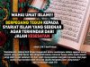 WAHAI UMAT ISLAM!!! BERPEGANG TEGUH KEPADA SYARIAT ISLAM YANG SEBENAR AGAR TERHINDAR DARI JALAN KESESATAN