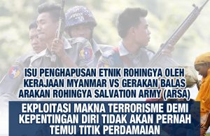 ISU PENGHAPUSAN ETNIK ROHINGYA OLEH KERAJAAN MYANMAR VS GERAKAN BALAS ARAKAN ROHINGYA SALVATION ARMY (ARSA) – EKPLOITASI MAKNA TERRORISME DEMI KEPENTINGAN DIRI TIDAK AKAN PERNAH TEMUI TITIK PERDAMAIAN