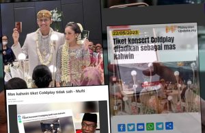 MAS KAHWIN SEKEPING TIKET KONSERT COLDPLAY – MAHAR PERKAHWINAN DARI SUDUT PANDANG ISLAM