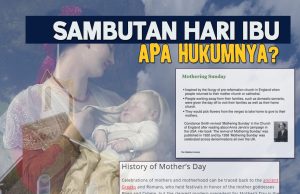 SAMBUTAN HARI IBU – APA HUKUMNYA?