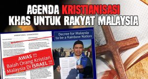 AGENDA KRISTIANISASI KHAS UNTUK RAKYAT MALAYSIA – SIMBOLIK AMARAN BAKAL TERANCAMNYA AKIDAH UMAT ISLAM