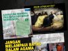 JANGAN MELAMPAUI BATAS DALAM AGAMA SEDANGKAN IANYA ADALAH JALAN MENUJU KESESATAN