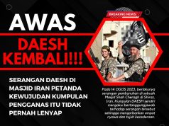 AWAS DAESH KEMBALI!!! SERANGAN DAESH DI MASJID IRAN PETANDA KEWUJUDAN KUMPULAN PENGGANAS ITU TIDAK PERNAH LENYAP