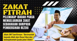 ZAKAT FITRAH PELENGKAP IBADAH PUASA-MENGELUARKAN ZAKAT SEBAHAGIAN DARIPADA PEMBERSIHAN REZEKI