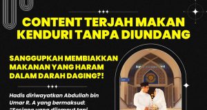 CONTENT TERJAH MAKAN KENDURI TANPA DIUNDANG SANGGUPKAH MEMBIAKKAN MAKANAN YANG HARAM DALAM DARAH DAGING?!