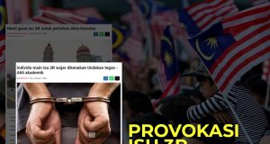 PROVOKASI ISU 3R MENCETUSKAN KONFLIK AGAMA, BANGSA DAN KEHARMONIAN DALAM NEGARA