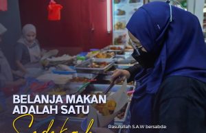 BELANJA MAKAN ADALAH SATU SEDEKAH YANG TERBAIK