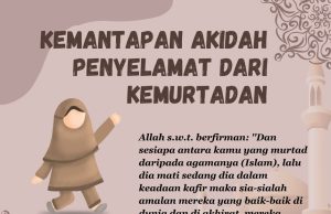 KEMANTAPAN AKIDAH PENYELAMAT DARI KEMURTADAN