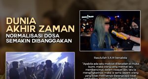 DUNIA AKHIR ZAMAN NORMALISASI DOSA SEMAKIN DIBANGGAKAN
