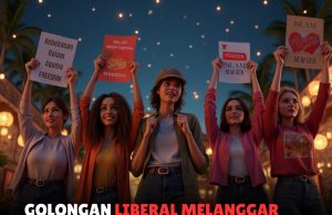 GOLONGAN LIBERAL MELANGGAR ‘TABOO’ MENGENEPIKAN NILAI MURNI DIGARISKAN AGAMA ISLAM