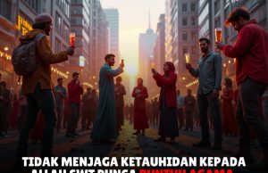 TIDAK MENJAGA KETAUHIDAN KEPADA ALLAH SWT PUNCA RUNTUH AGAMA, ROSAK MASYARAKAT, REBAH BANGSA DAN SESAT MANUSIA