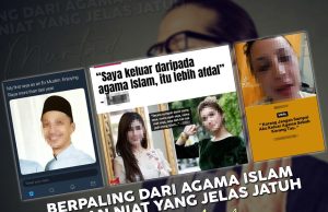 BERPALING DARI AGAMA ISLAM DENGAN NIAT YANG JELAS JATUH MURTAD