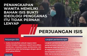 PENANGKAPAN WANITA MEMILIKI BAHAN ISIS BUKTI IDEOLOGI PENGGANAS ITU TIDAK PERNAH LENYAP