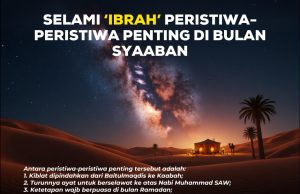 SELAMI ‘IBRAH’ PERISTIWA-PERISTIWA PENTING DI BULAN SYAABAN