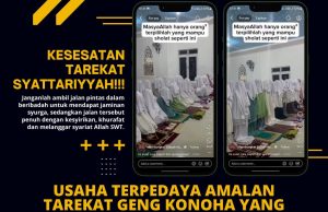 KESESATAN TAREKAT SYATTARIYYAH!!! USAHA TERPEDAYA AMALAN TAREKAT GENG KONOHA YANG BERTENTANGAN DENGAN AKIDAH AHLI SUNNAH WAL JAMAAH