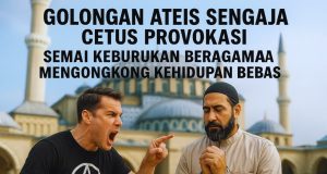 GOLONGAN ATEIS SENGAJA CETUS PROVOKASI SEMAI KEBURUKAN BERAGAMA MENGONGKONG KEHIDUPAN BEBAS