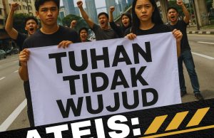 ATEIS: API DALAM SEKAM UMAT ISLAMMENOLAK TUHAN MERUNTUHKAN JIWA