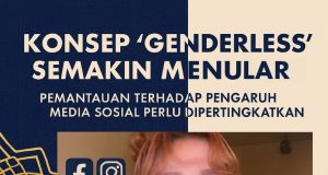 KONSEP “GENDERLESS” SEMAKIN MENULAR PEMANTAUAN TERHADAP PENGARUH MEDIA SOSIAL PERLU DIPERTINGKATKAN