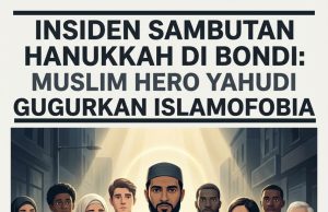 INSIDEN SAMBUTAN HANUKKAH DI BONDI:MUSLIM HERO YAHUDI GUGURKAN ISLAMOFOBIA