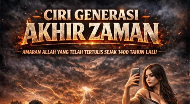 CIRI GENERASI AKHIR ZAMAN: AMARAN ALLAH YANG TELAH TERTULIS SEJAK 1400 TAHUN LALU