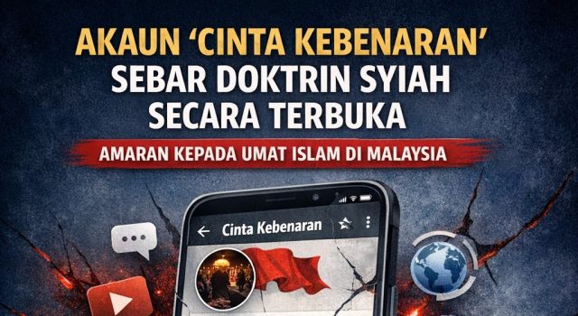 AKAUN “CINTA KEBENARAN” SEBAR DOKTRIN SYIAH SECARA TERBUKA – AMARAN KEPADA UMAT ISLAM DI MALAYSIA