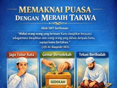 MEMAKNAI PUASA DENGAN MERAIH TAKWA