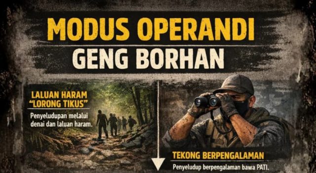 GENG BORHAN SELUDUP PATI: ANCAMAN SENYAP DI SEMPADAN NEGARA