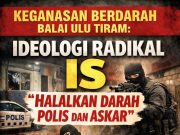 KEGANASAN BERDARAH BALAI ULU TIRAM: IDEOLOGI RADIKAL IS “HALALKAN DARAH POLIS DAN ASKAR”