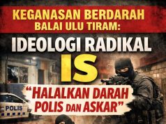 KEGANASAN BERDARAH BALAI ULU TIRAM: IDEOLOGI RADIKAL IS “HALALKAN DARAH POLIS DAN ASKAR”