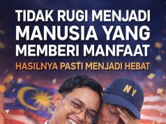 TIDAK RUGI MENJADI MANUSIA YANG MEMBERI MANFAAT-HASILNYA PASTI MENJADI HEBAT
