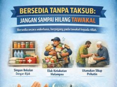 BERSEDIA TANPA TAKSUB: JANGAN SAMPAI HILANG TAWAKAL