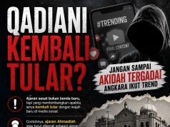 QADIANI KEMBALI TULAR? JANGAN SAMPAI AKIDAH TERGADAI ANGKARA IKUT TREND