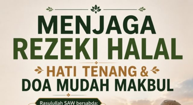 MENJAGA REZEKI HALAL HATI TENANG & DOA MUDAH MAKBUL
